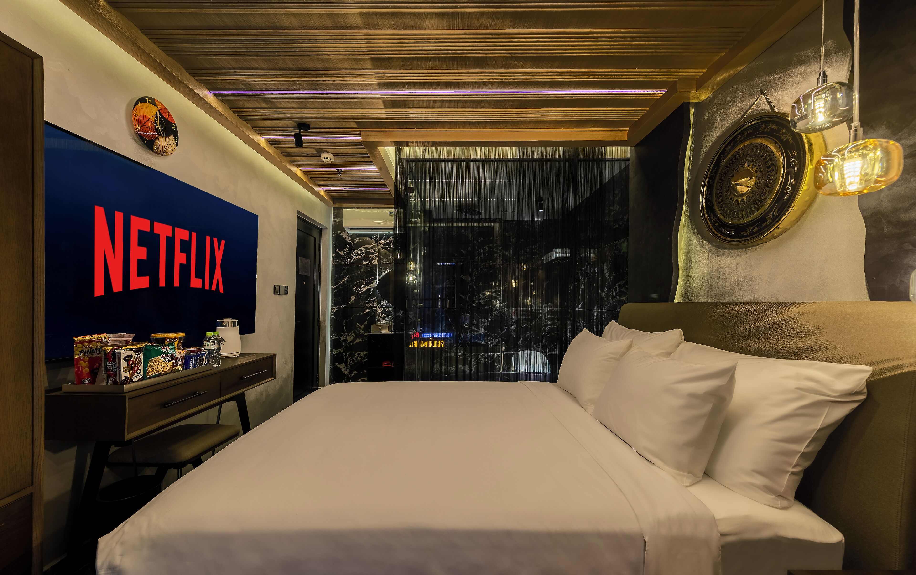 Luxury-Doppelzimmer, Balkon, Stadtblick | Hochwertige Bettwaren, Select-Comfort-Betten, Minibar, kostenloses WLAN