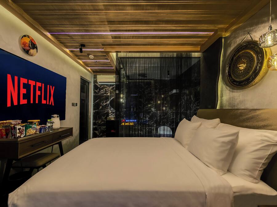 Luxury-Doppelzimmer, Balkon, Stadtblick