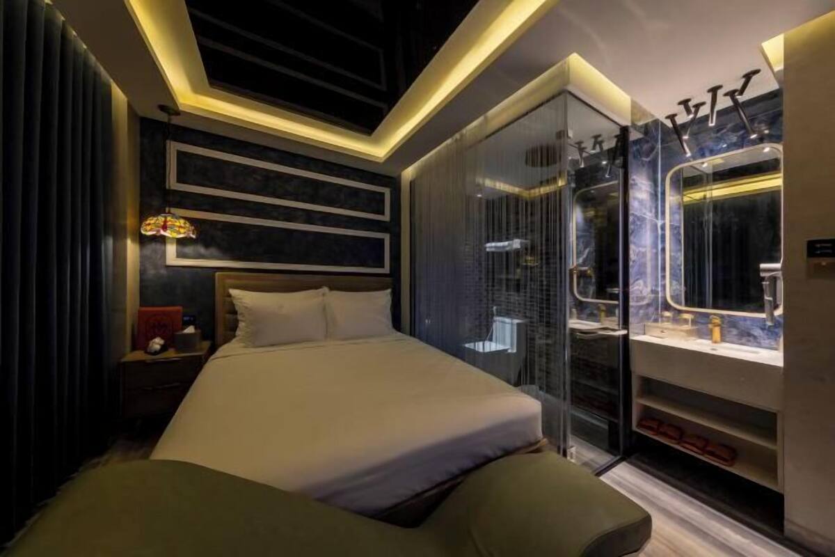 Sängtillbehör av högsta kvalitet, Select Comfort-madrasser och minibar