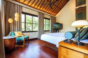 Three Bedroom Villa with Executive Studio as Bedroom | In-room safe, free WiFi, bed sheets - The Ubāri Bali (Ubud)