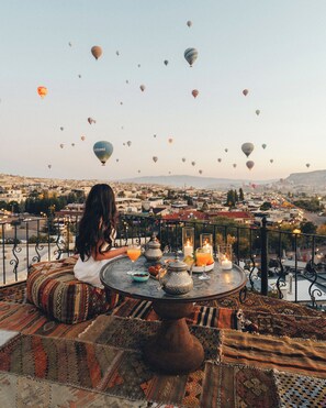 Vue depuis l’hébergement