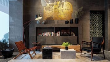 Sala de estar en el lobby
