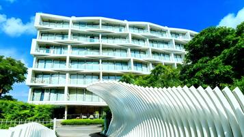 Majoituspaikan julkisivu