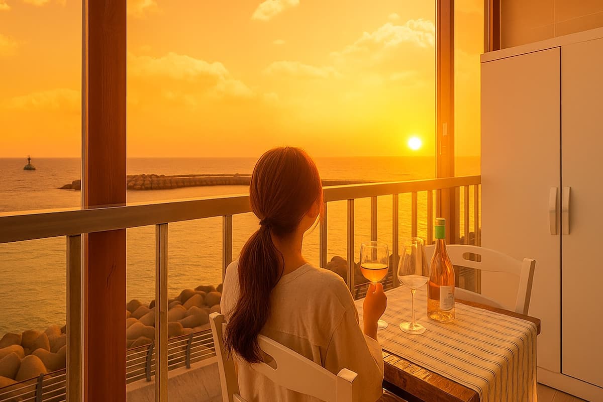 Habitació bàsica, 1 dormitori (Room 202 Pension(Ocean View/BBQ)) | 1 dormitori i wifi gratuïta