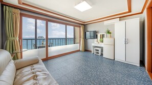 Basic Room, 1 Bedroom (Room 201 Pension(Ocean View/BBQ)) | 1 bedroom, free WiFi