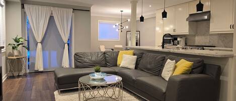 Smart-tv en een open haard