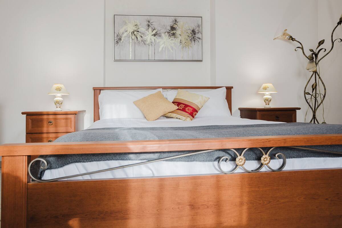 Klassiek appartement | 1 slaapkamer, donzen dekbedden, een strijkplank/strijkijzer, gratis wifi