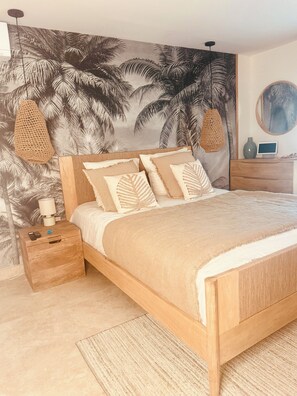 6 habitaciones, tabla de planchar con plancha, cuna de viaje y wifi 