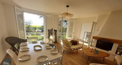 Domaine isolé dans les vignes avec jacuzzi