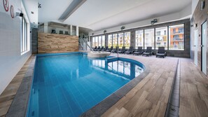 Indoor pool, seasonal outdoor pool