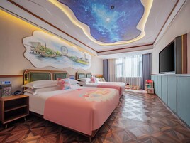 Free minibar, individually decorated, desk, laptop workspace