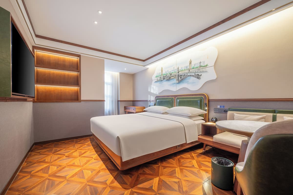 Comfort Double Room | Free minibar, individually decorated, desk, laptop workspace