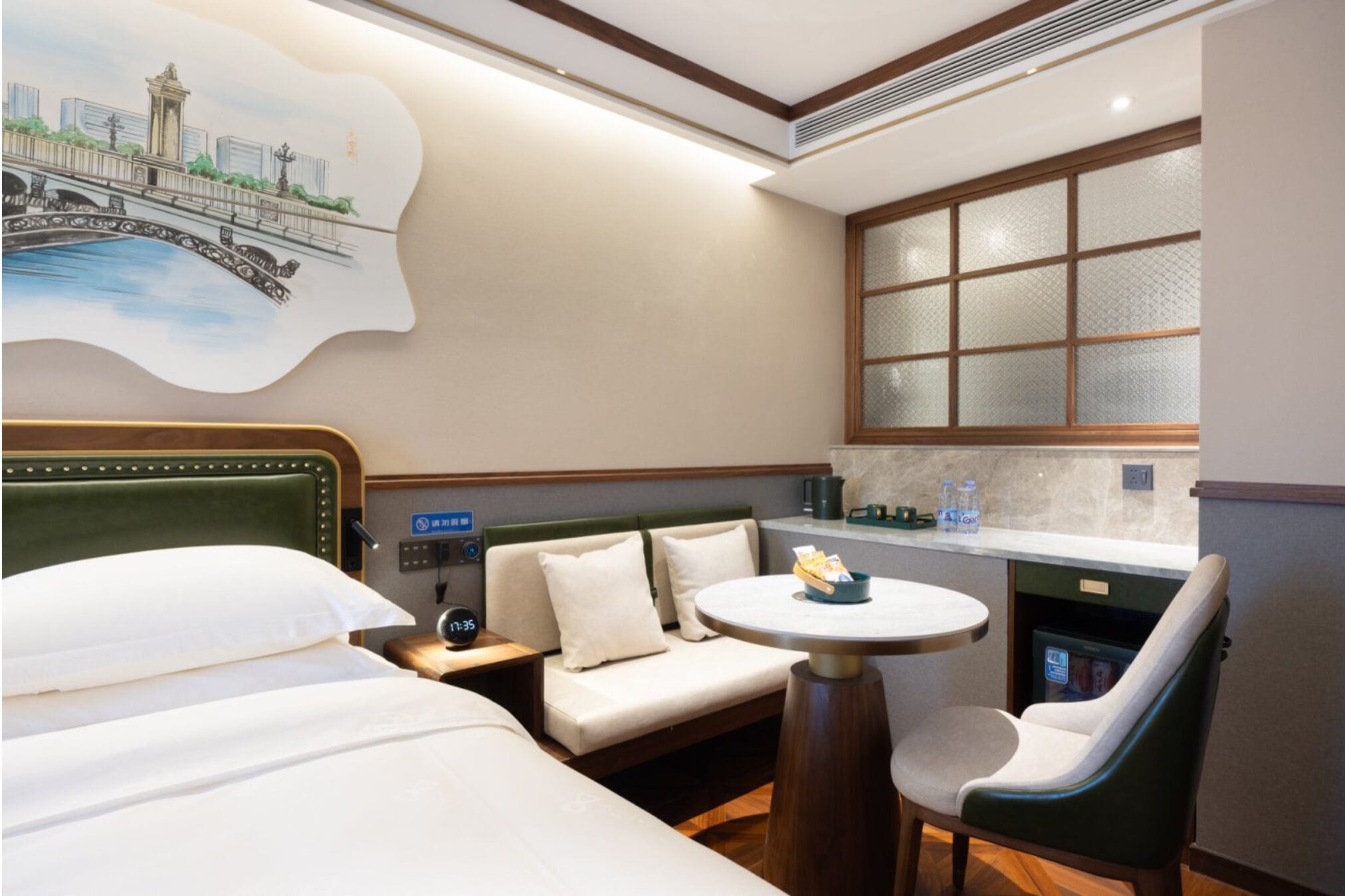 Comfort Double Room | Free minibar, individually decorated, desk, laptop workspace