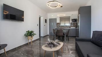 Maison mitoyenne Deluxe, vue vallée | Coin séjour