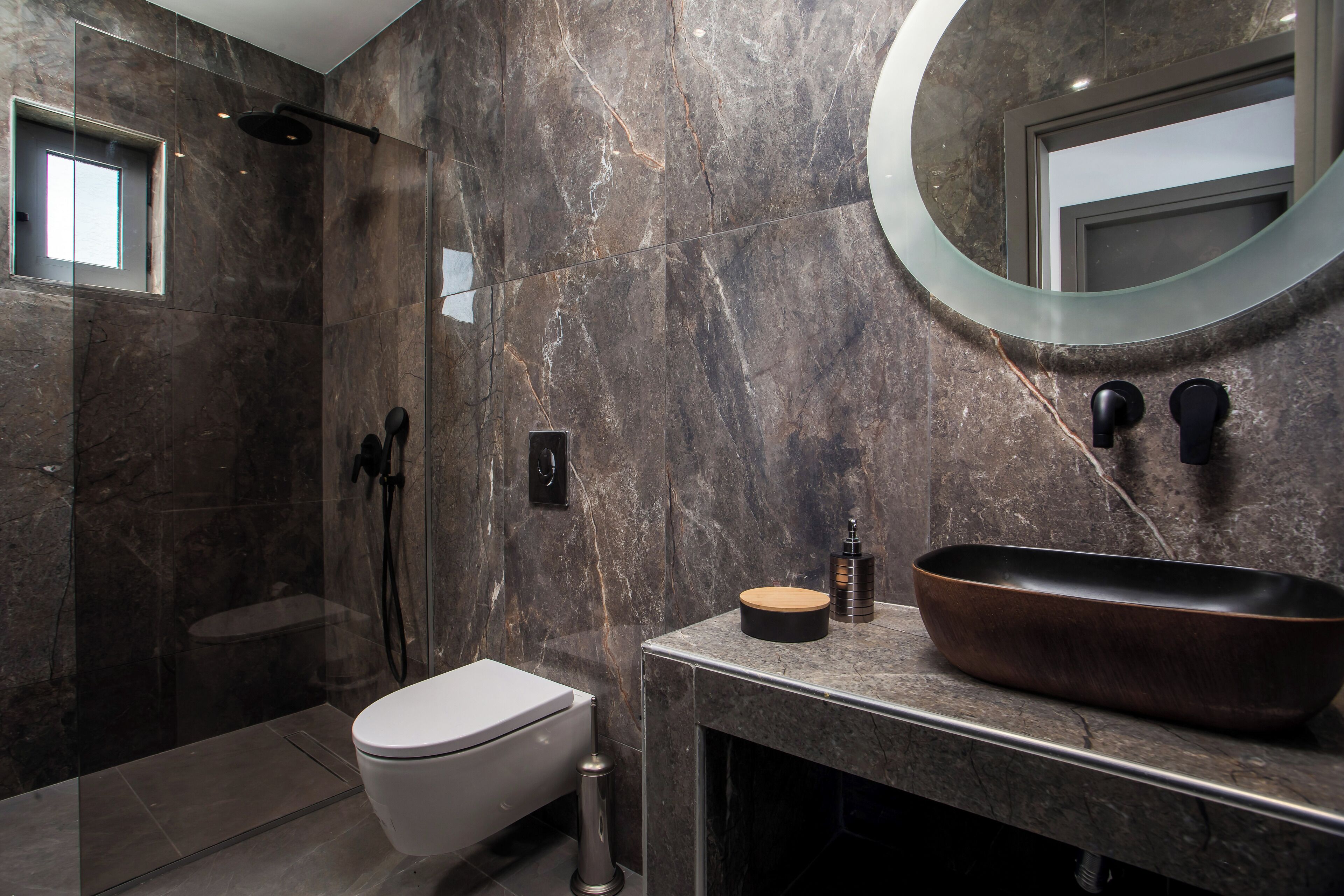 华丽联排别墅, 山谷景观 | 浴室