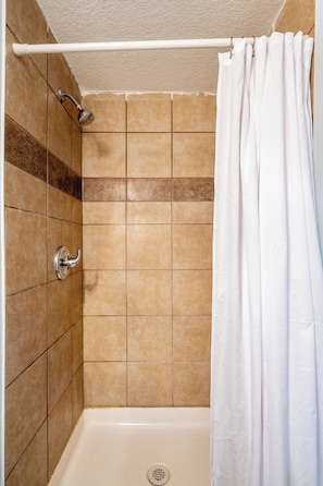Hair dryer, towels