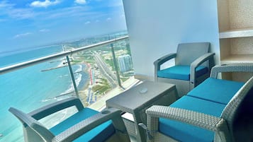 Basic Apartment, Sea View | Terrace/patio
