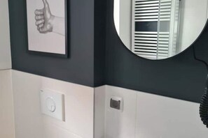 Shower, hair dryer