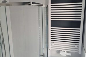 Shower, hair dryer