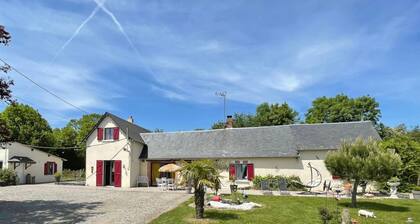 Grande maison de campagne avec WIFI, animaux admis