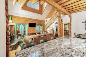 Interior - MTN VIEWS, wrap around deck, fire pit, 2 kitchens (Angel Fire)