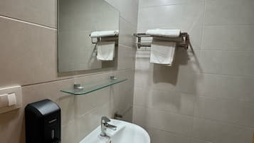Towels, soap, toilet paper
