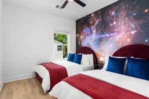 4 habitaciones, escritorio, tabla de planchar con plancha y wifi gratis 