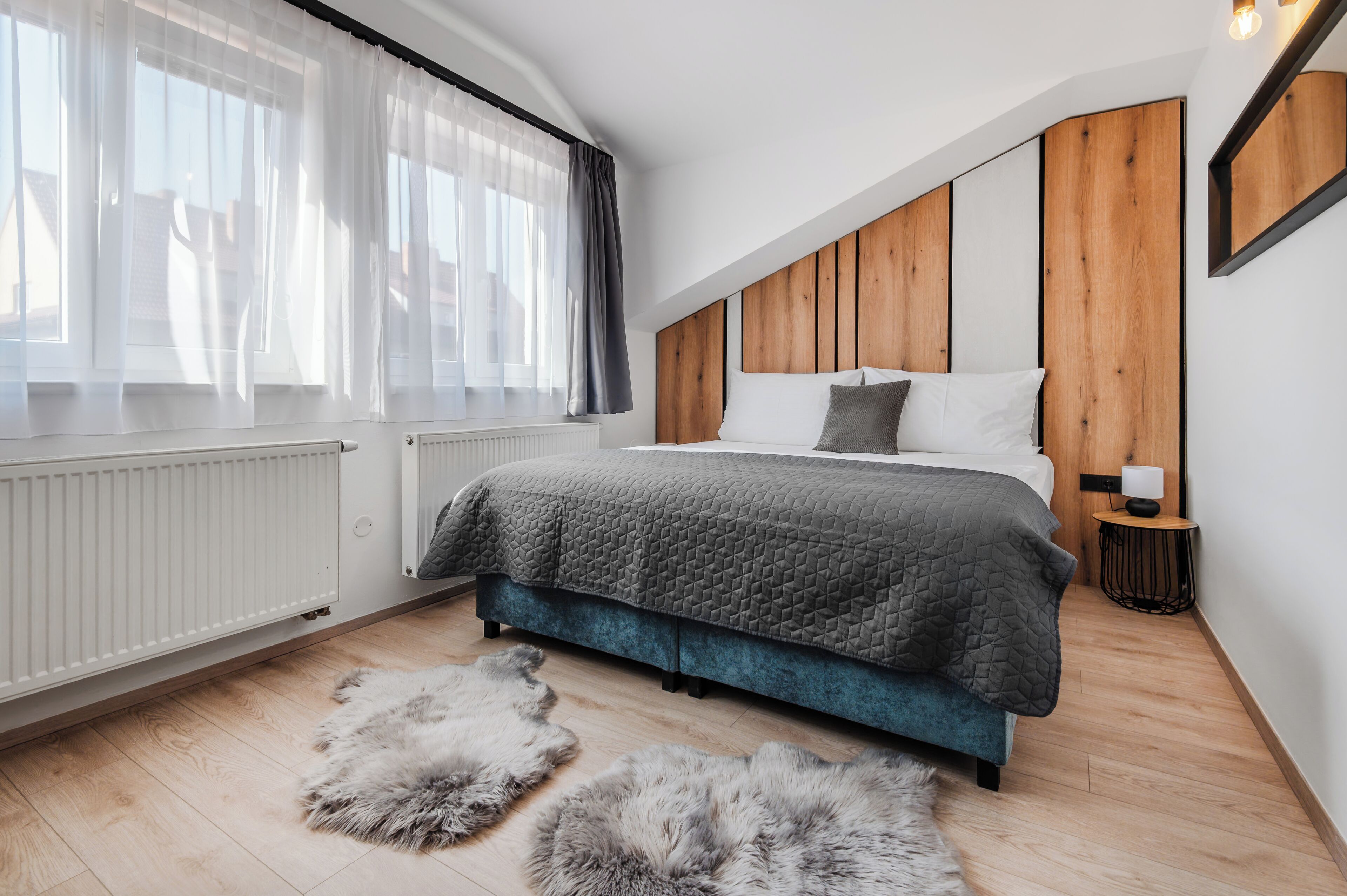 Blackout curtains, iron/ironing board, free WiFi