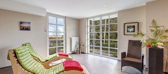 Residenz am Balmer See, apartment 20 with sauna, lake view and WLAN