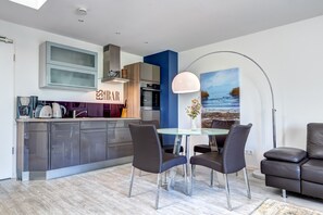 Interior - Residenz am Balmer See, apartment 70 with sauna, WLAN & 1 bedroom for 2 guests (Balm)