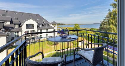 Residenz am Balmer See, apartment 25 with sauna and lake view for 2 guests