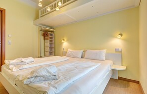 1 bedroom, bed sheets - Vacation apartment Hering in Ückeritz near the beach with terrace (Ückeritz)