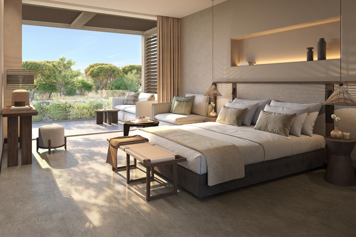 Kamar Double Superior, balkon, pemandangan kebun | 1 kamar tidur, brankas, kedap suara, dan Wi-Fi gratis