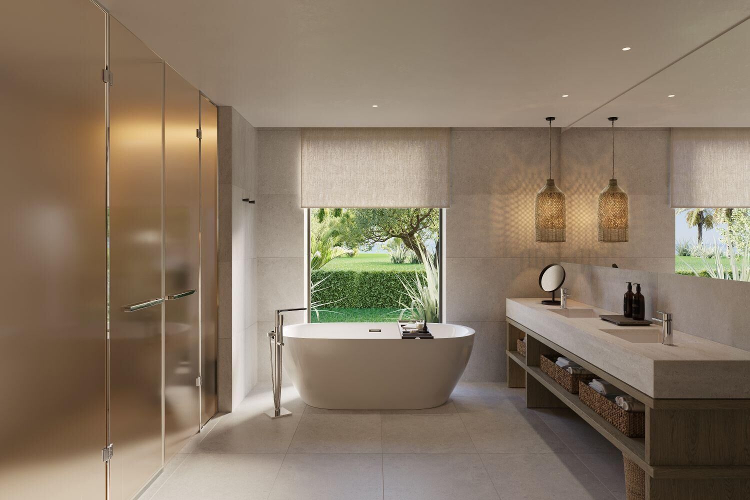 Deluxe Suite, 1 Bedroom, Balcony, Sea View | Bathroom | Free toiletries, hair dryer, slippers, towels