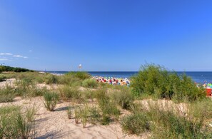 On the beach - Bella Vita vacation apartment in Trassenheide - sea views for the whole family (Trassenheide)