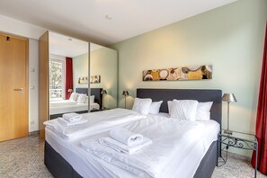 2 quartos, Wi-Fi de cortesia, roupa de cama