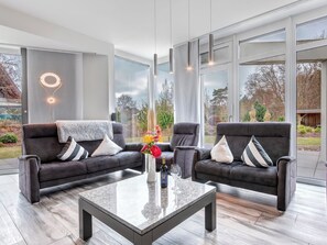TV, fireplace, DVD player
