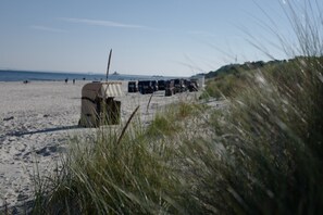 Vlak bij het strand