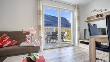 Fernseher, Kamin, DVD-Player