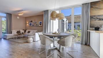 TV, peis og stereoanlegg