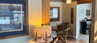 Rustic and charming 2 bedroom retreat with a beautiful deck