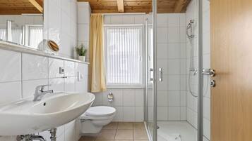 Een douche, een haardroger