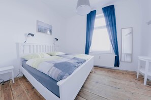 2 chambres, lit parapluie, Wi-Fi gratuit, draps fournis