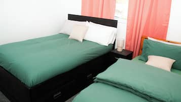 3 chambres, fer et planche Ă repasser, Wi-Fi, draps fournis