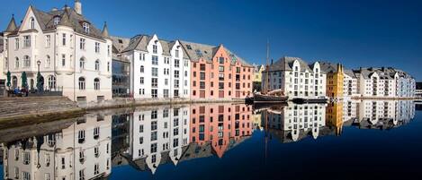 Overnatningsstedets facade