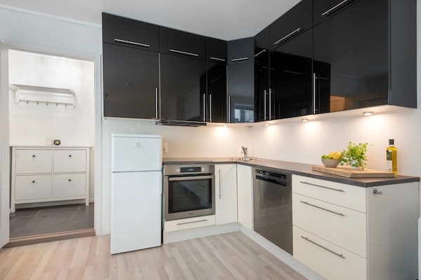 Deluxe-Apartment | Eigene Küche | Umweltfreundliche Reinigungsmittel werden bereitgestellt