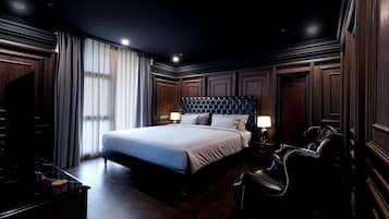 In-room safe, desk, laptop workspace, blackout curtains