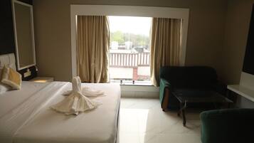 Geluiddichte muren, gratis wifi, beddengoed