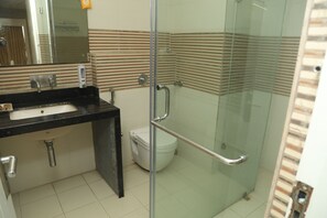 Shower, towels - Geetanjali International (Deoghar)