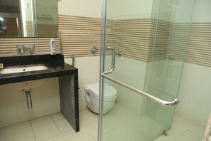 Shower, towels - Geetanjali International (Deoghar)